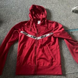 Maroon Nike zip up